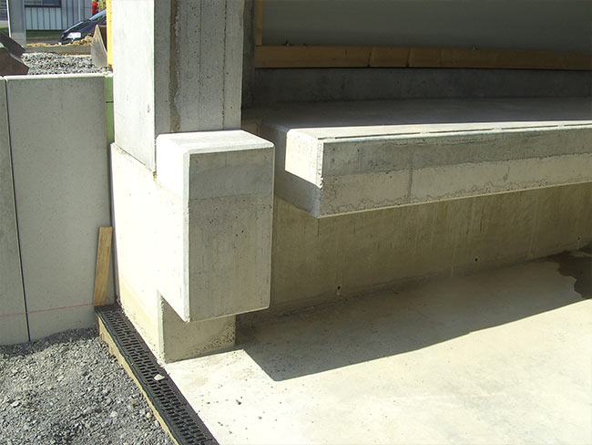 LKW-Anlieferungsrampe