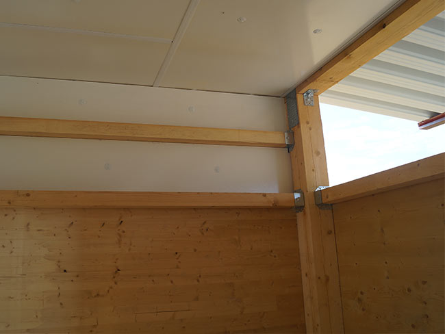 Massivwand Mehrschichtplatte von innen